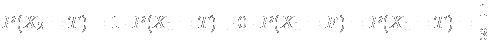 $\displaystyle P(X_2 = T) = 1\cdot P(X_1 = T) + 0\cdot P(X_1 = F) = P(X_1 = T) = \frac{1}{3}$
