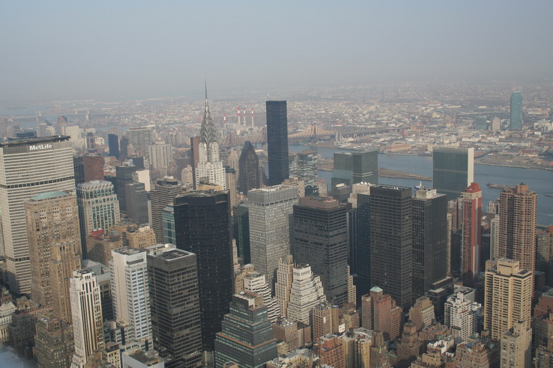 Z vyhldkov terasy Empire State Building