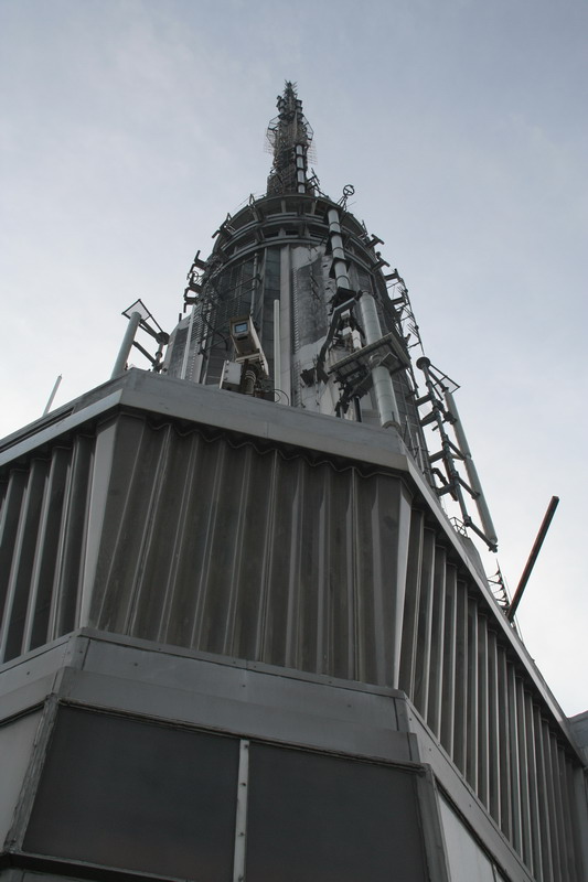 Stor Empire State Building, ke ktermu se podle pvodnho plnu mly kotvit vzducholod.
